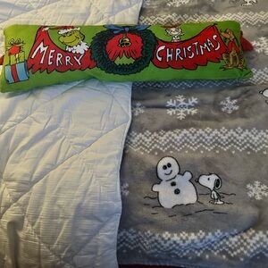 Merry Christmas Grinch Pillow